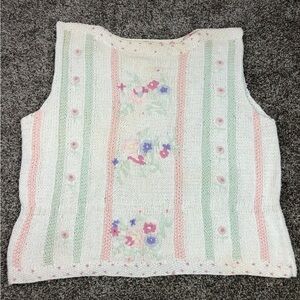 Jennifer Reed Vintage Women’s Knit Vest Top Size Medium